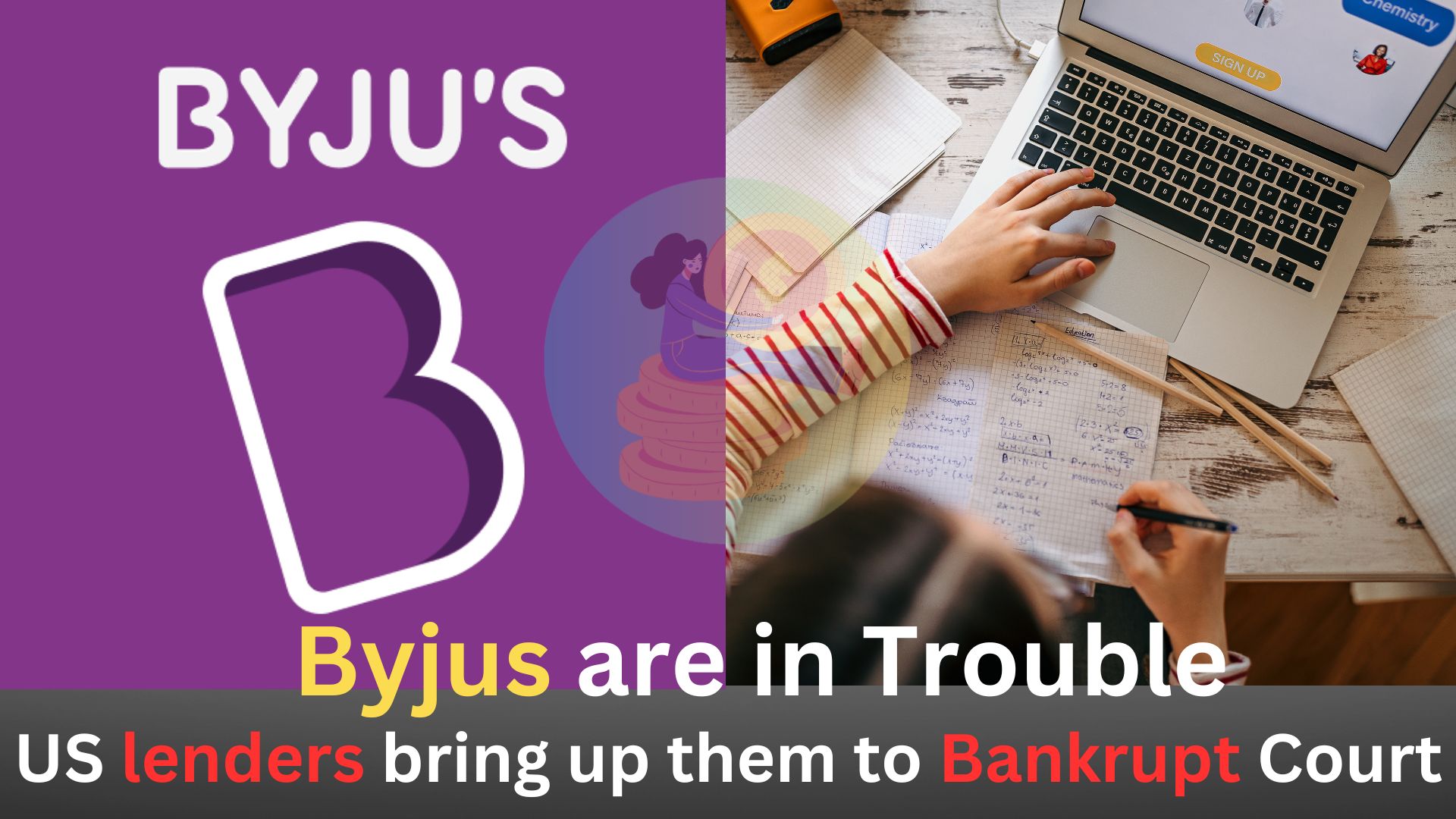 Byjus are in Trouble, US lenders bring up them to Bankrupt Court